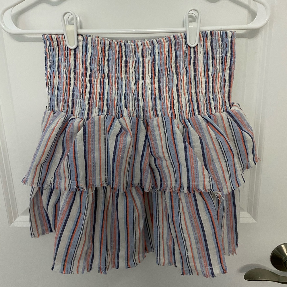 SHEIN striped mini skirt
